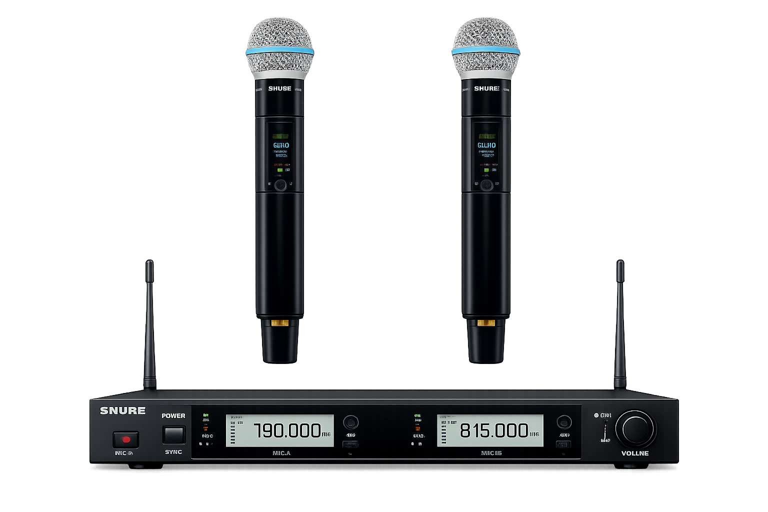 Microfone Shure Sem Fio SLXD D4D Duplo